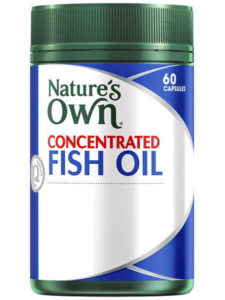 Nature's Own Concentrated Fish Oil 60 Capsules