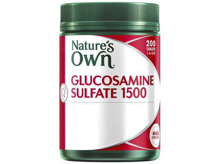 Nature's Own Glucosamine Sulfate 1500 Tablets 200
