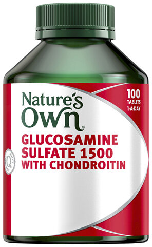 Nature's Own Glucosamine Sulfate 1500 with Chondroitin Tablets 100