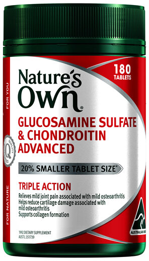Nature's Own Glucosamine Sulfate & Chondroitin Advanced 180 Tablets