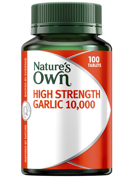 Nature's Own High Strength Garlic 10000mg 100 Tablets