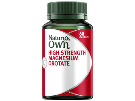 Nature's Own High Strength Magnesium Orotate 800mg Capsules 