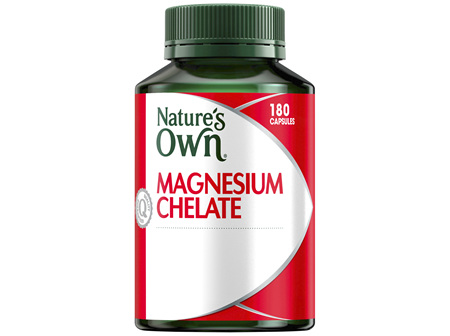 Nature's Own Magnesium Chelate 500mg 180 Capsules