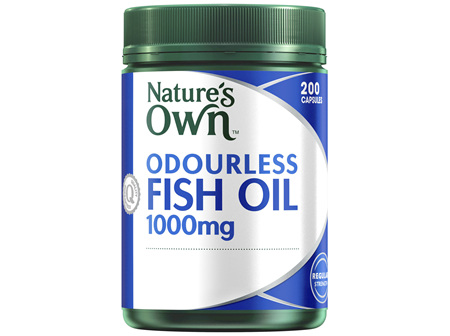 Nature's Own Odourless Fish Oil 1000mg