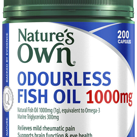 Nature's Own Odourless Fish Oil 1000mg              