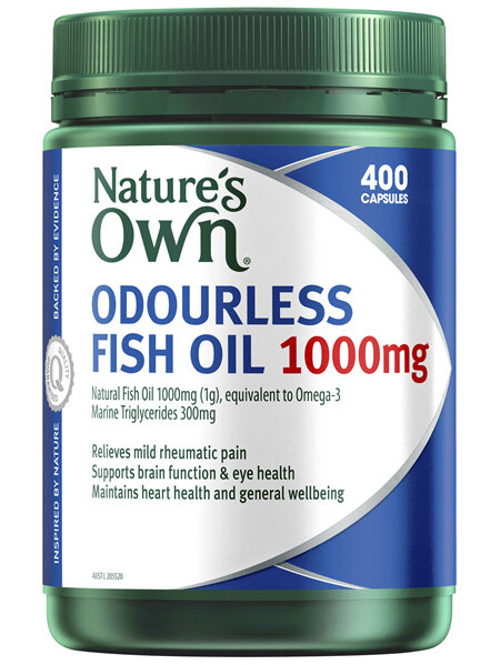 Nature's Own Odourless Fish Oil 1000mg