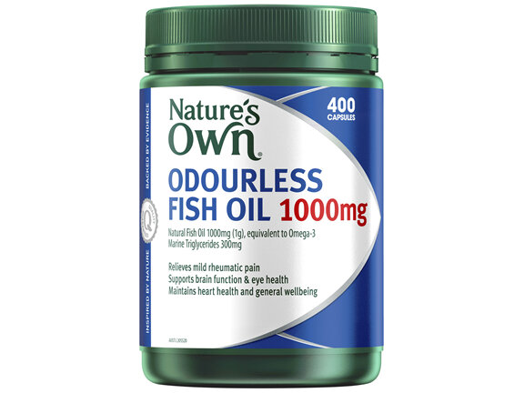 Nature's Own Odourless Fish Oil 1000mg