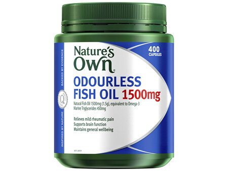 Nature's Own Odourless Fish Oil 1500mg 
