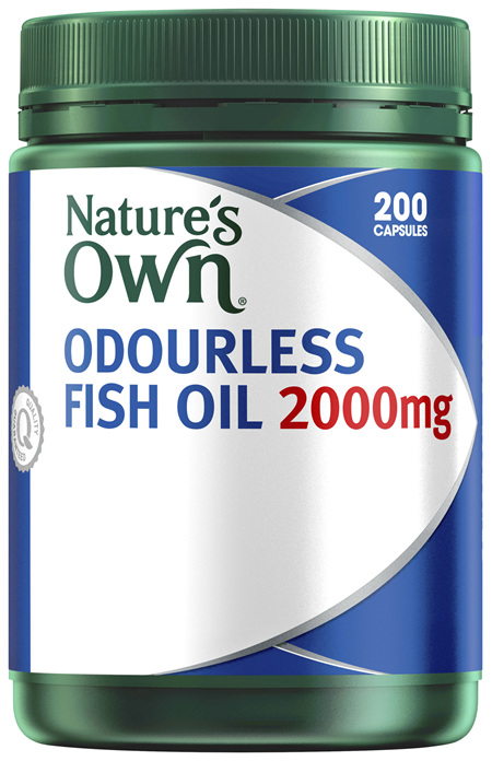 Nature's Own Odourless Fish Oil 2000mg 200 Capsules