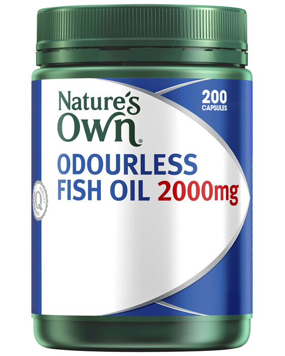 Nature's Own Odourless Fish Oil 2000mg 200 Capsules