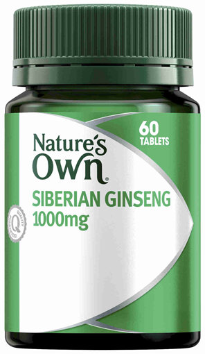 Nature's Own Siberian Ginseng 1000mg