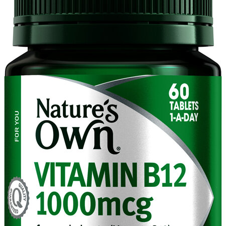 Nature's Own Vitamin B12 1000mcg 60 Tablets