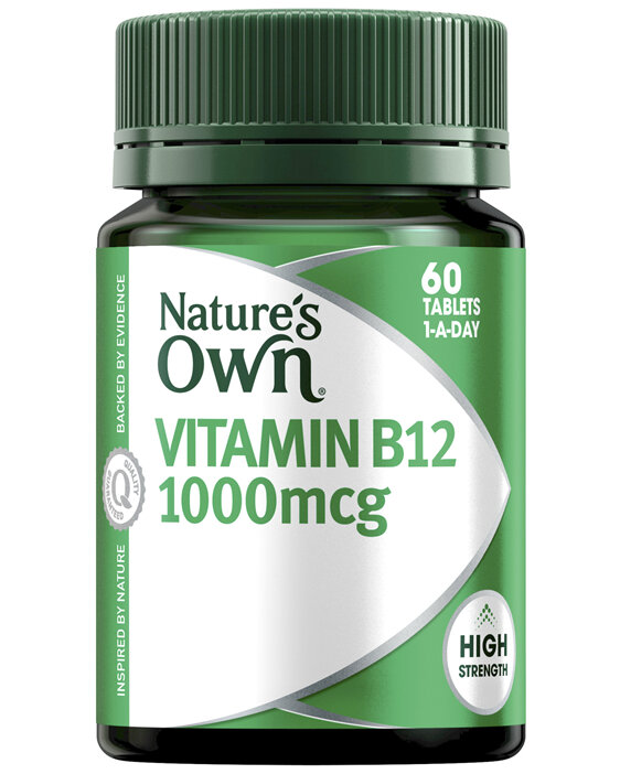 Natures Own Vitamin B12 1000mcg 60 Tablets