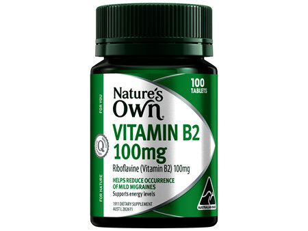 Nature's Own Vitamin B2 100mg