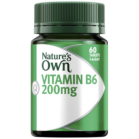Nature’s Own Vitamin B6 200mg