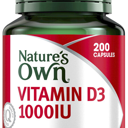Nature's Own Vitamin D3 1000IU 