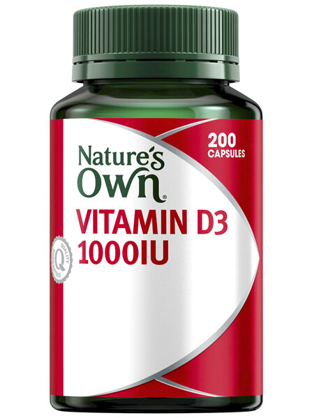 Nature's Own Vitamin D3 1000IU