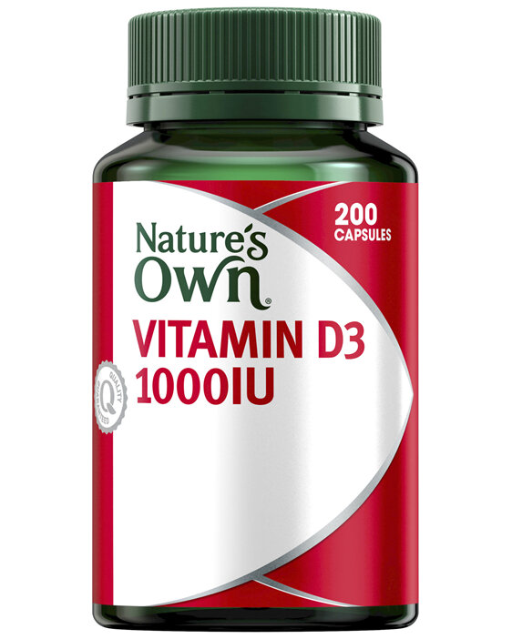 Nature's Own Vitamin D3 1000IU