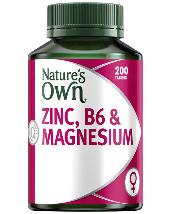 Nature’s Own Zinc, B6 & Magnesium