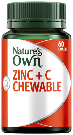 Nature's Own Zinc + C 60 Chewable Tablets