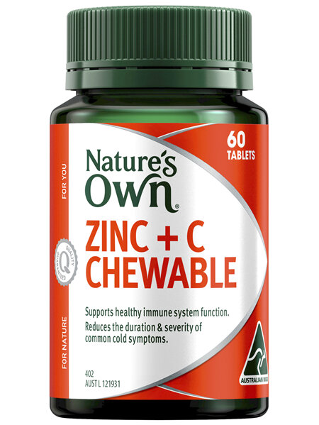 Nature's Own Zinc + C Chewable