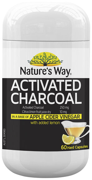 Nature's Way Activated Charcoal 60 Capsules