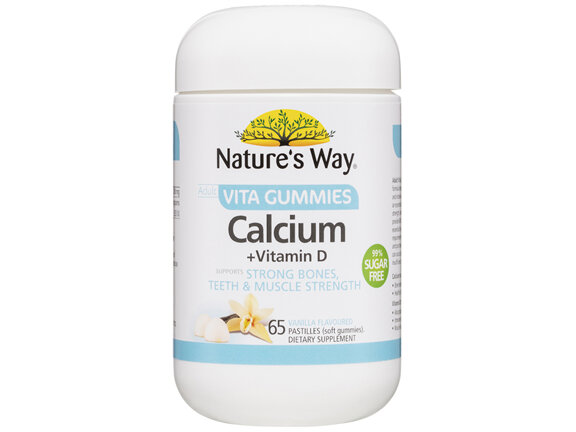 Nature's Way Adult Vita Gummies Calcium + Vitamin D 99% Sugar Free 65's