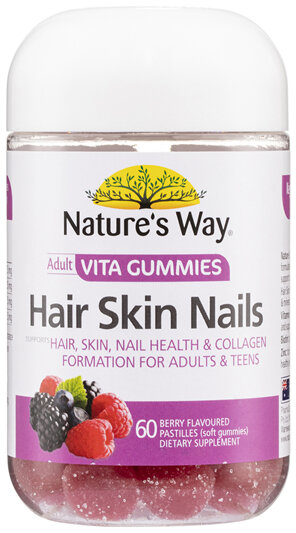 Nature's Way Adult Vita Gummies Hair, Skin and Nails 60s