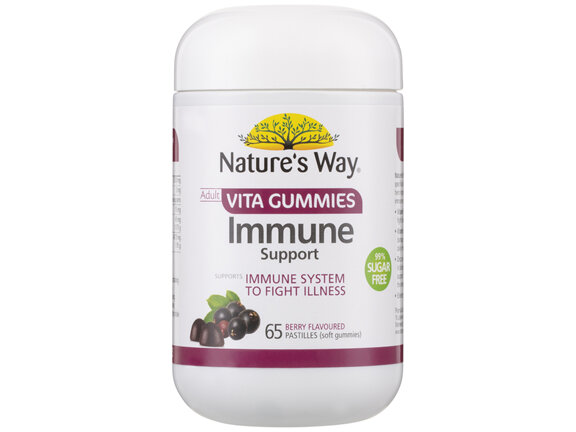 Nature's Way Adult Vita Gummies Immune Support 99% Sugar Free 65's