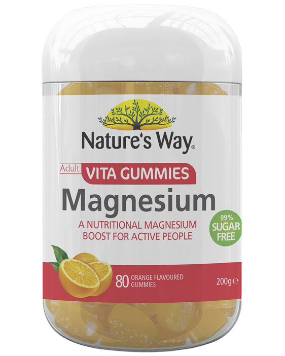 Nature's Way Adult Vita Gummies Magnesium 80 Pastilles