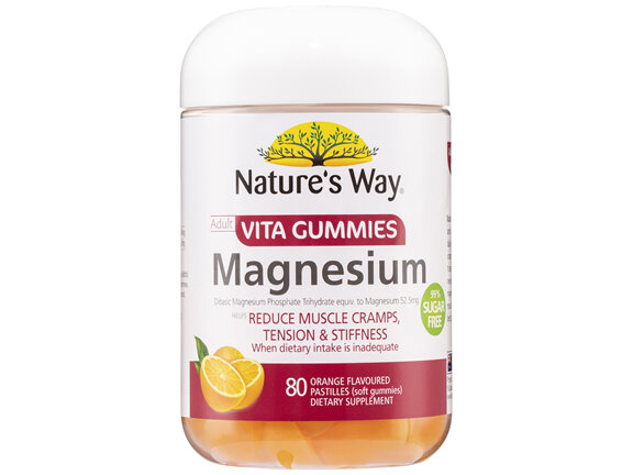 Nature's Way Adult Vita Gummies Magnesium 80's