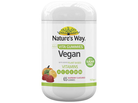 Nature's Way Adult Vita Gummies Vegan 99% Sugar Free 65's