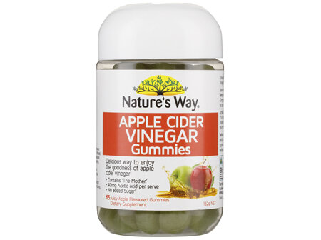 Nature's Way Apple Cider Vinegar Gummies 65 Pack