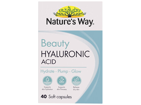 Nature's Way Beauty Hyaluronic Acid 40 Soft Capsules