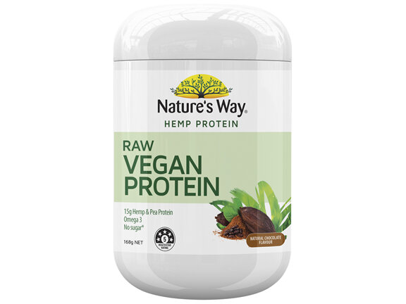 Nature's Way Hemp Protein Raw Vegan Chocolate 168g
