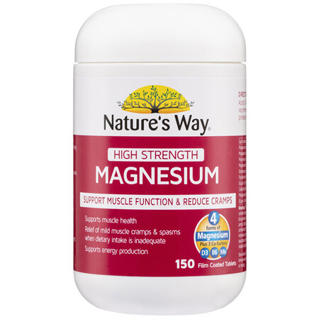 Nature's Way High Strength Magnesium 150 Tablets
