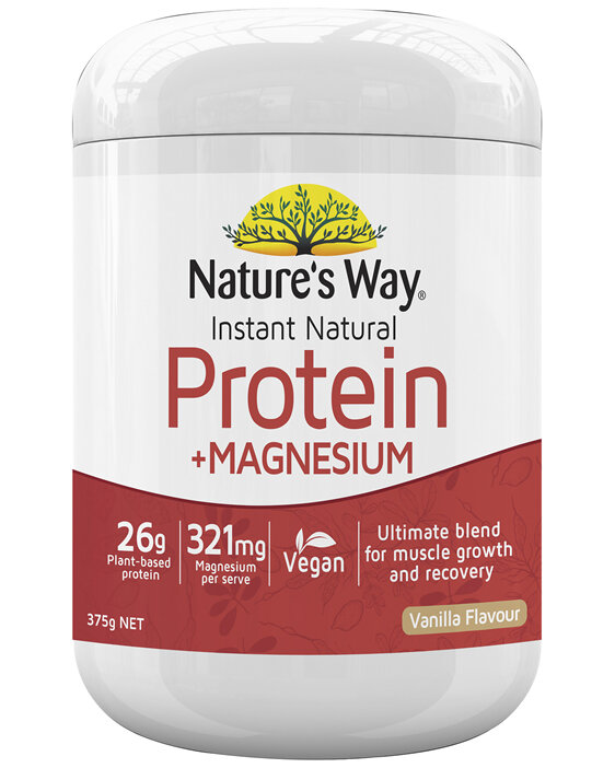 Nature's Way Instant Natural Protein +Magnesium 375g