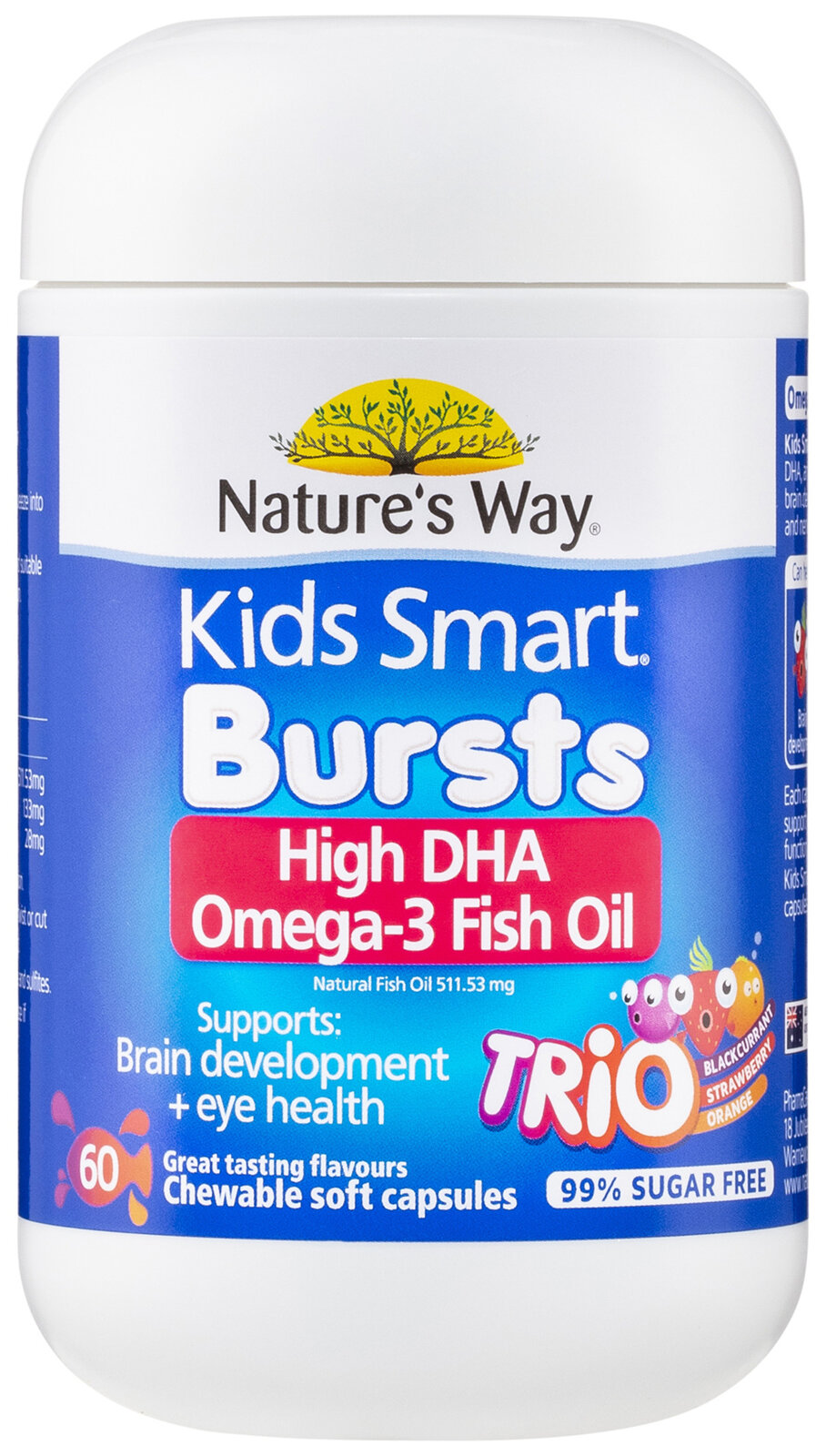 Fish Oil High Dha Trio 60 Soft Capsules