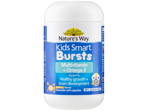 Nature's Way Kids Smart Bursts Multivitamin + Omega-3 100s