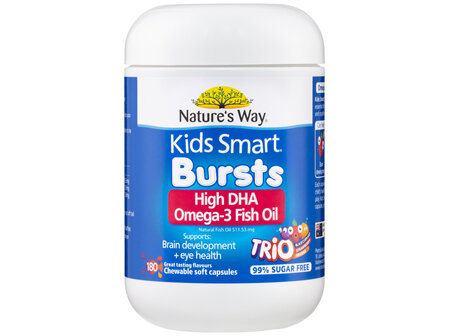 Nature's Way Kids Smart Bursts Omega-3 Fish Oil Trio 180s
