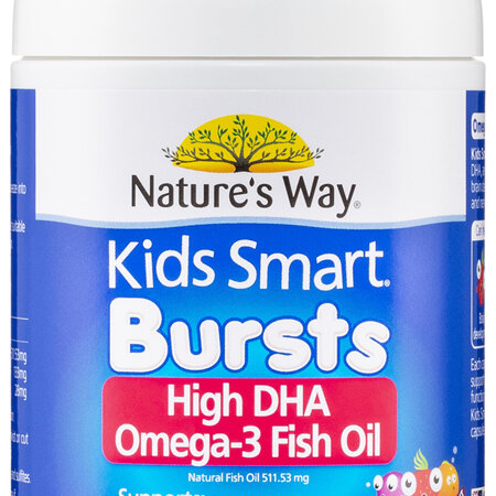 Nature's Way Kids Smart Bursts Omega-3 Fish Oil Trio 60S