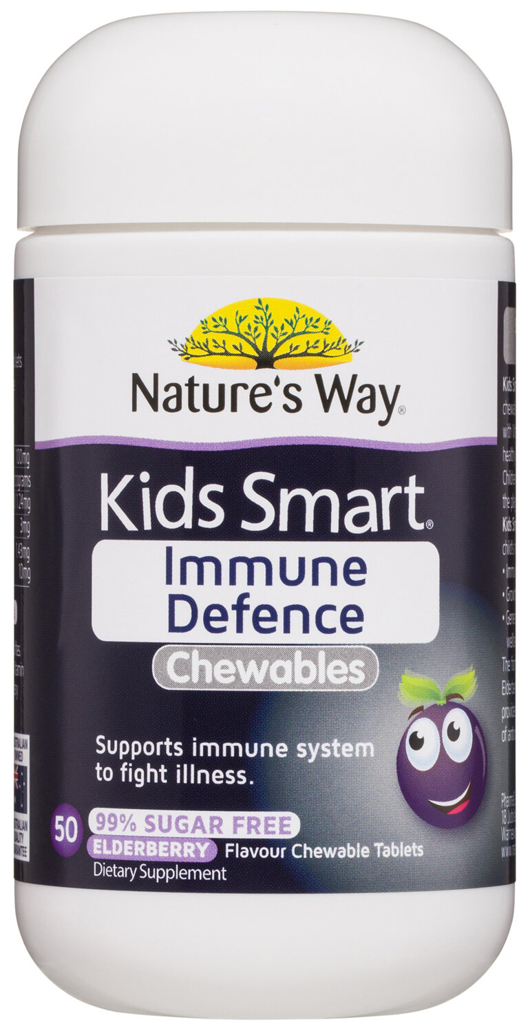 Nature's Way Kids Smart Immune Defence Chewable 50's