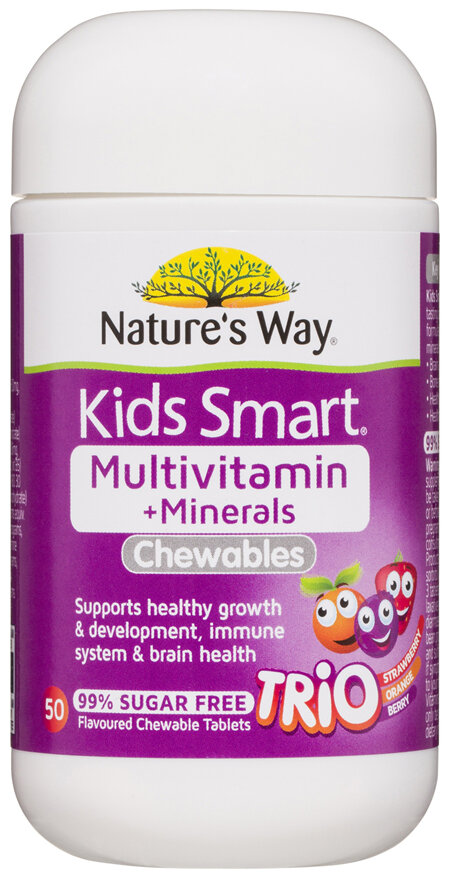 Nature's Way Kids Smart Multivitamin + Minerals Chewable 50s