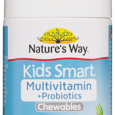 Nature's Way Kids Smart Multivitamin + Probiotics Chewables 50's