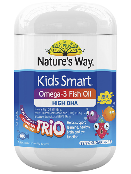 Nature's Way Kids Smart Omega-3 Fish Oil Trio 180s