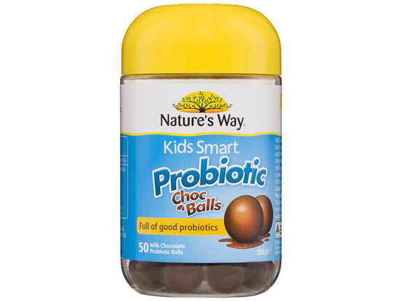 Nature's Way Kids Smart Probiotic Choc Balls 50 Choc Balls 125g