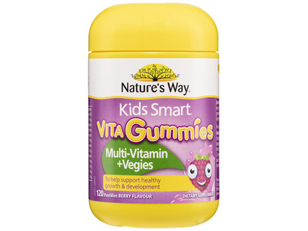 Nature's Way Kids Smart Vita Gummies Multi-Vitamin + Vegies 120's