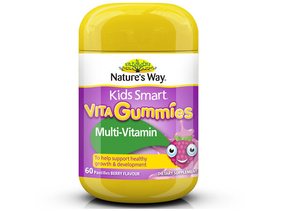 Nature's Way Kids Smart Vita Gummies Multi-Vitamin + Vegies 60's