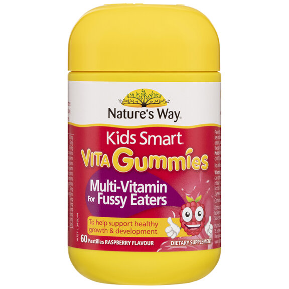 Nature's Way Kids Smart Vita Gummies Multi-Vitamin for Fussy Eaters 60's