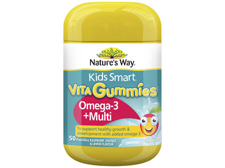 Nature's Way Kids Smart Vita Gummies Omega-3 + Multi 50's